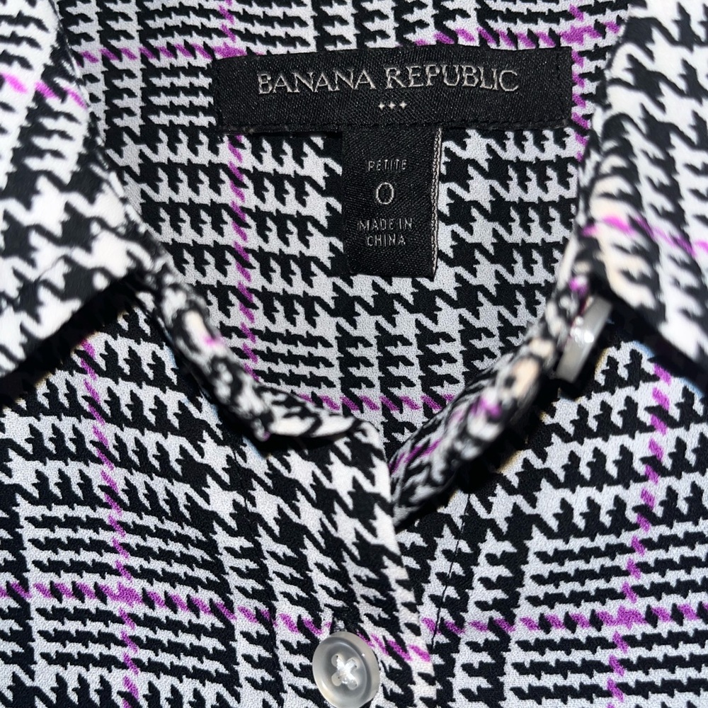 “5/17- Sold to Mt P Uptown” Banana Republic Dress, Multi-Color, Size 0 Petite - Picture 4 of 5